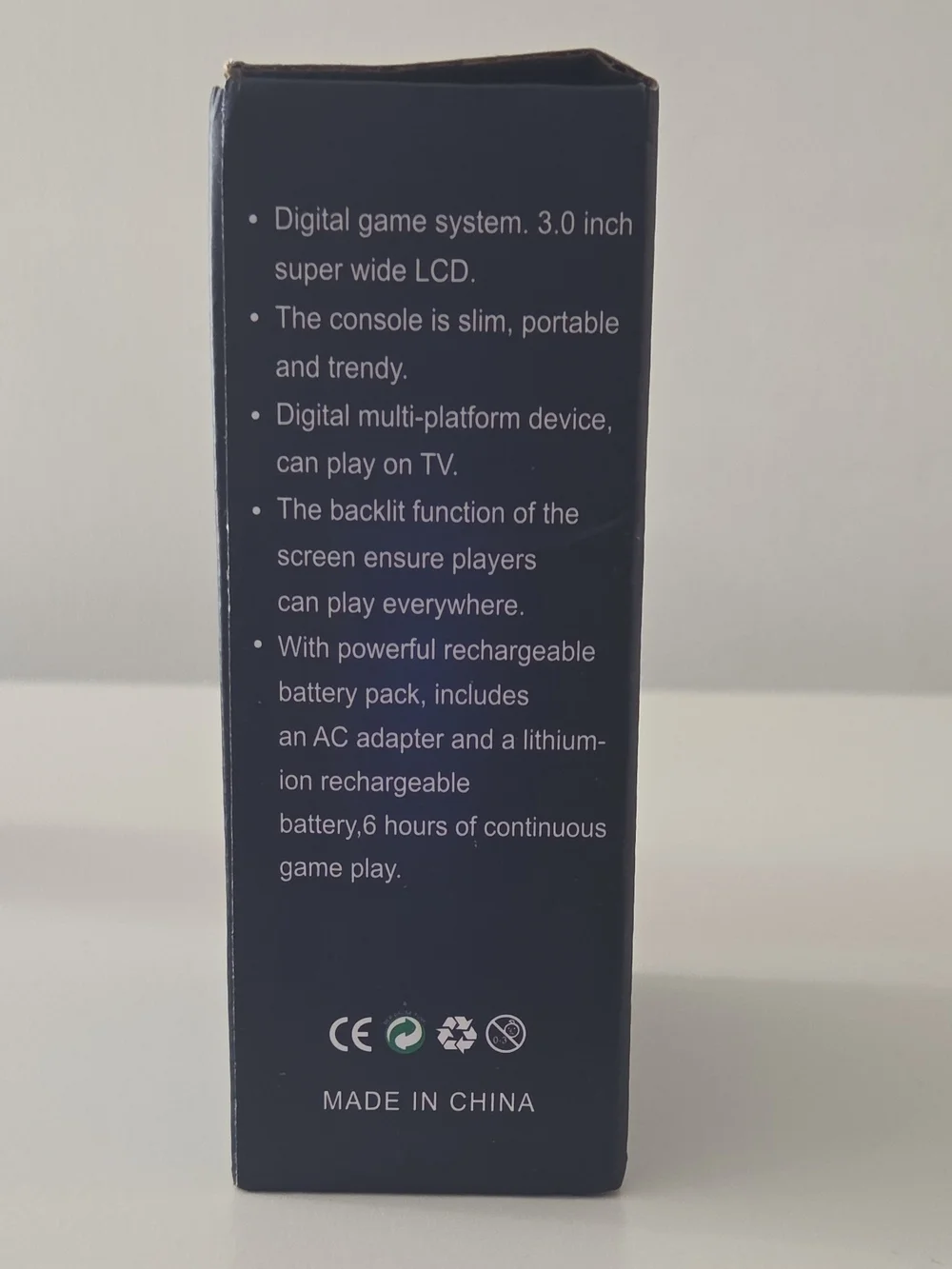 Retro FC Plus Handheld Game System Console 3.0in Backlit Screen Rechargeable AV